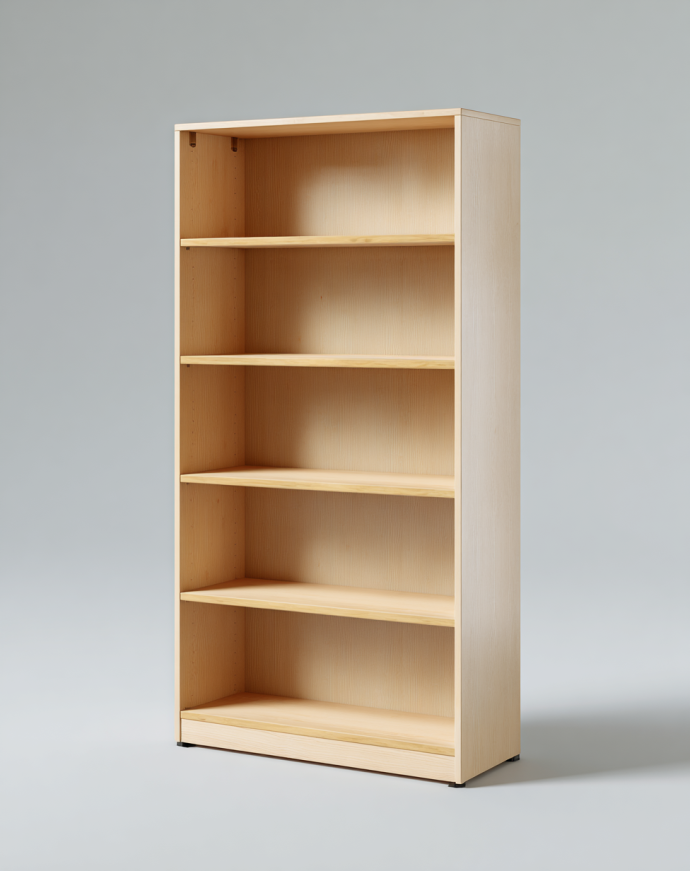 Estantería de Madera de 5 Niveles en Color Natural - StmasteStyle