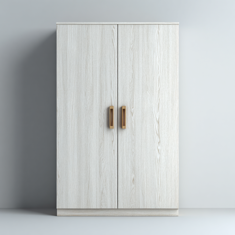 Armario de Puertas Batientes en Madera Clara – StmasteStyle – Diseño Minimalista y Funcional
