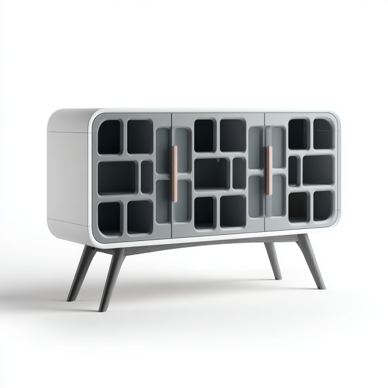 Aparador Multifuncional con Compartimentos Creativos – StmasteStyle