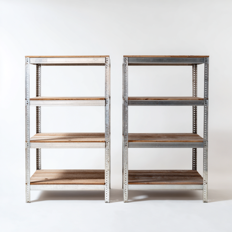 Estanterías Metálicas de 4 Niveles para Almacenaje – Set de 2 Unidades – StmasteStyle