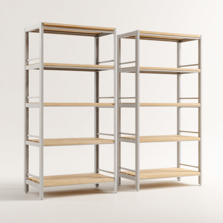 Estantería Metálica de 5 Baldas Ajustables – Set de 2 Unidades – StmasteStyle