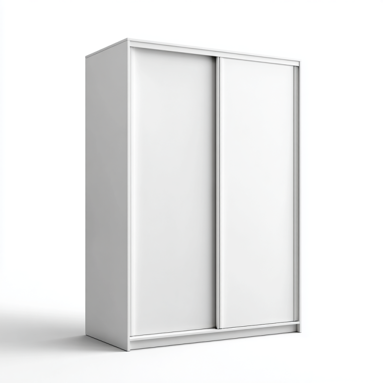 Armario Corredero Blanco Minimalista – StmasteStyle 200x220 cm con Puertas Deslizantes Modernas