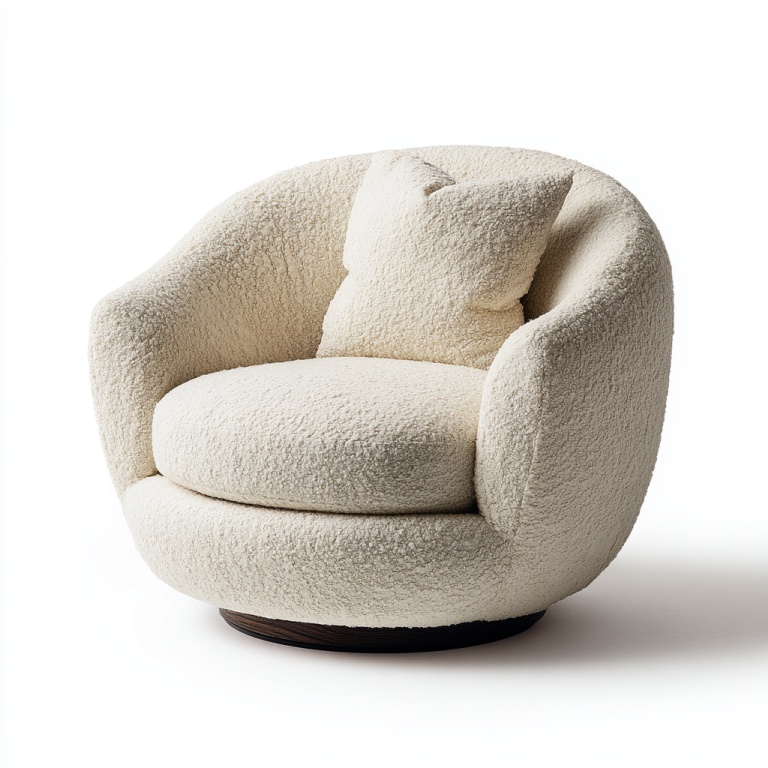 Sillón giratorio de lujo para ocio, reclinable individual para sala de estar