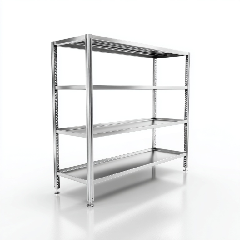 Estantes de acero inoxidable de tres capas disponibles para trastero/cocina/almacén.