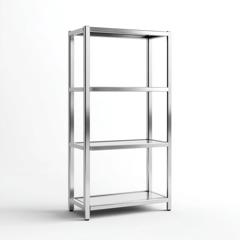 Estantes de almacenamiento de acero inoxidable de tres capas adecuados para cocinas comerciales/trasteros