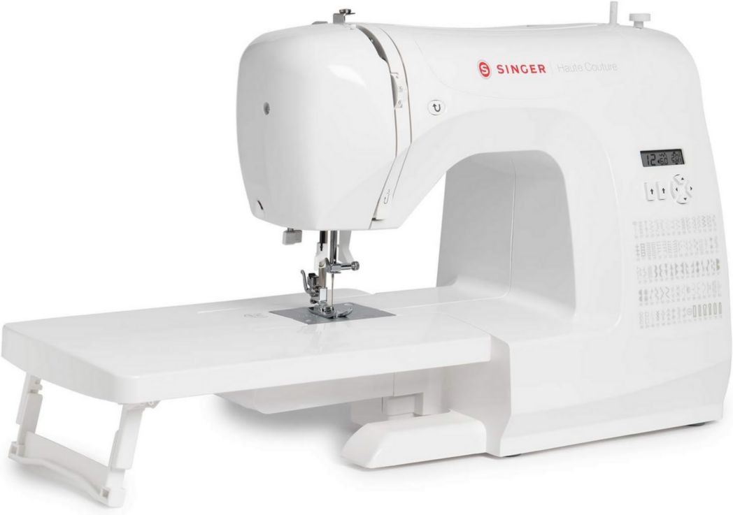 Máquina de coser electrónica profesional Singer Haute Couture F527C, 80 puntadas, multiusos, elástica, decorativa, fácil de usar para principiantes, portátil, eléctrica, para uso doméstico.