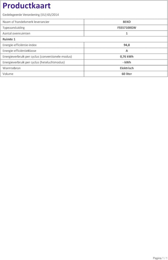 Placa vitrocerámica BEKO FSS 57100 GW