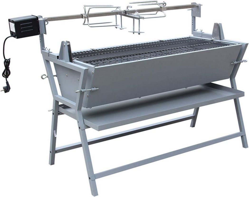 Asador giratorio con asador eléctrico Happy Garden Lisboa