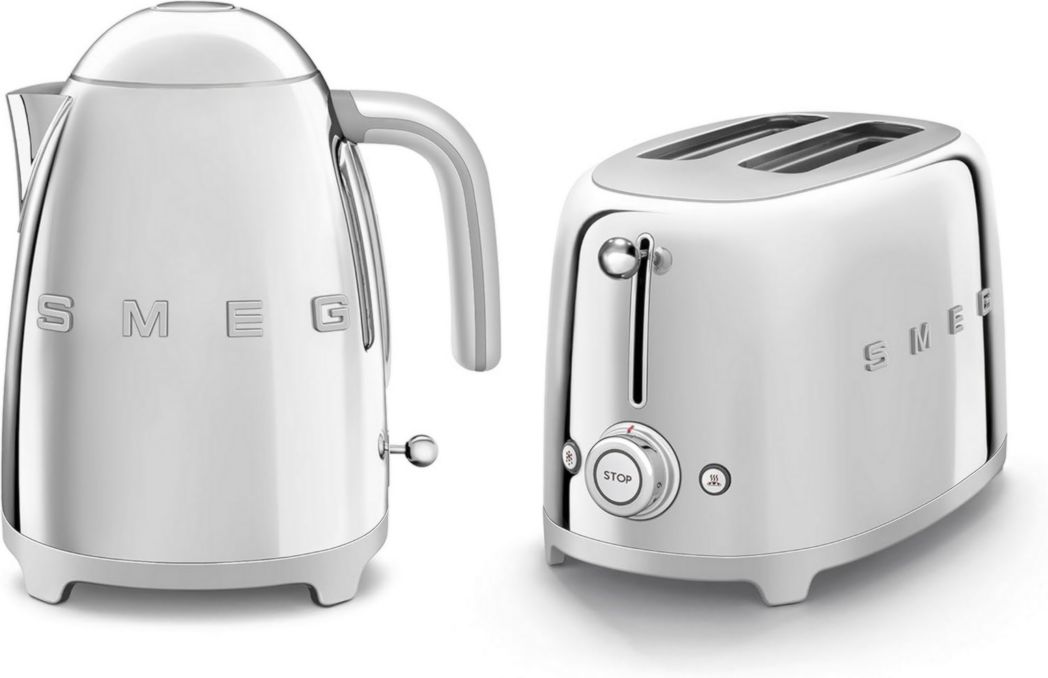 Smeg KFL03SSUK y TSF01SSUK – Hervidor cromado y tostadora de dos rebanadas – Hervidor modelo 2017