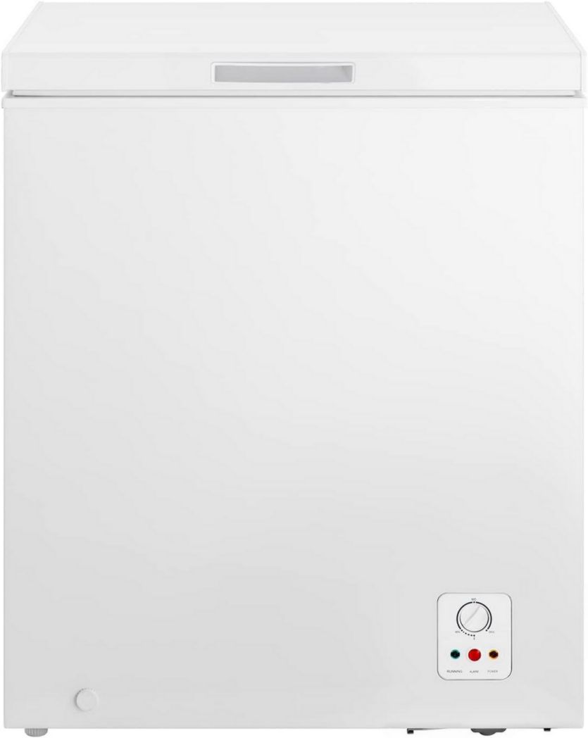 Congelador horizontal Hisense MCF141E, iluminación LED, silencioso 40 dB, 142 L, clase energética E