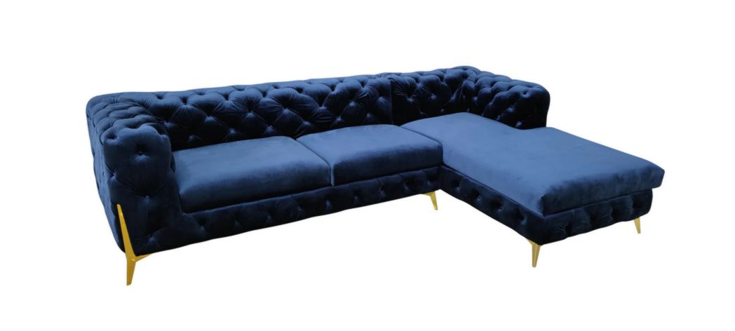 Sofá seccional Nicole - Ideal para una sala de estar acogedora (Mtl Furniture)