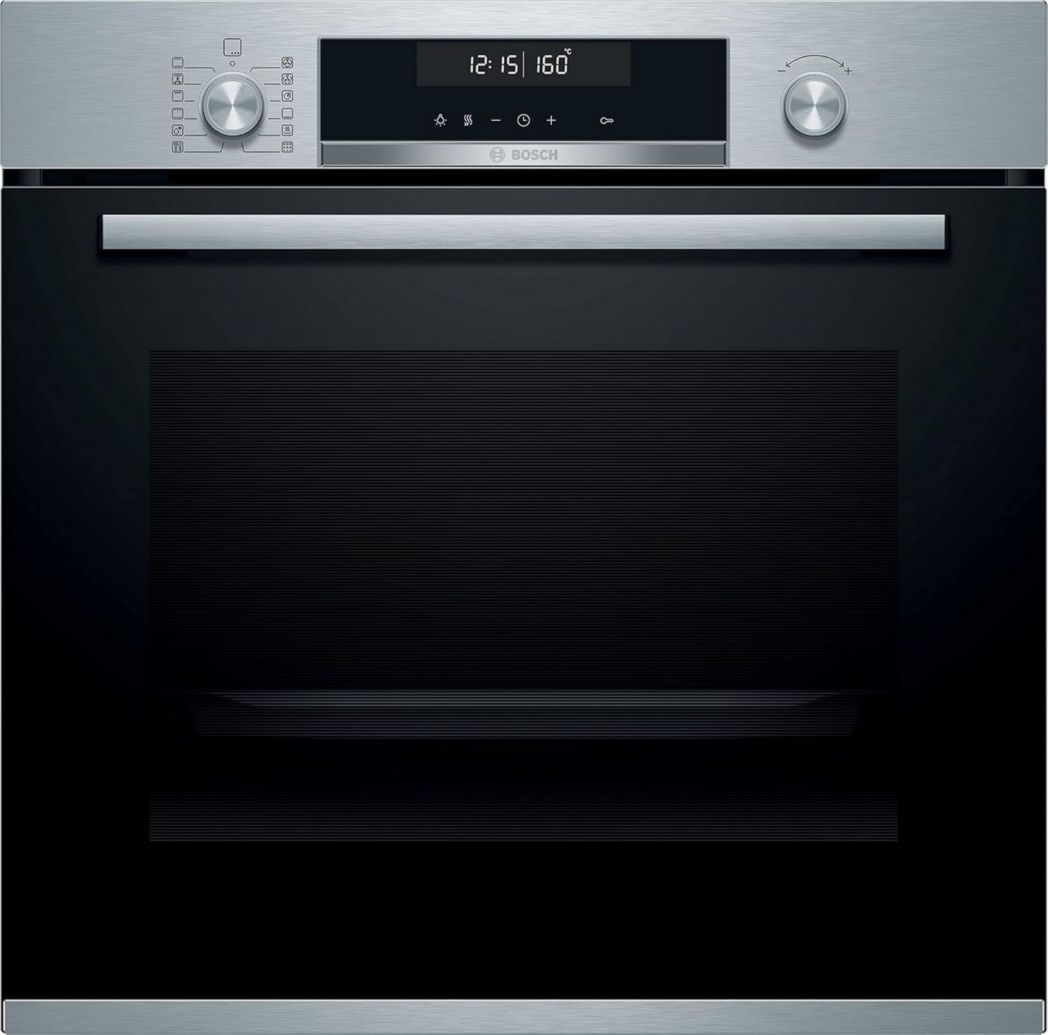 Horno empotrable Bosch HBA534BR0 Serie 4 - Horno multifunción - EcoClean - 3400 W - Gran capacidad de 71 L - Negro