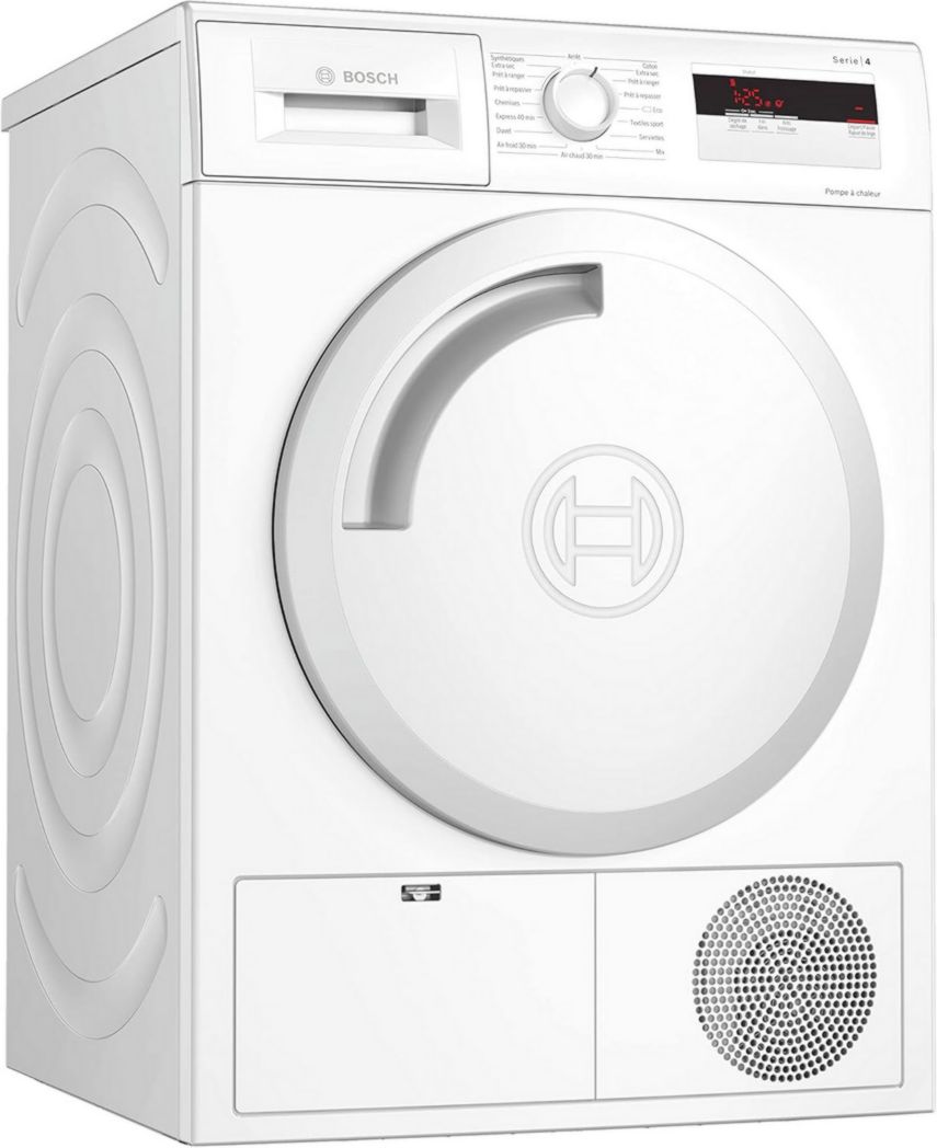 Secadora de condensación Bosch WTN85V07FF Serie 4 - Silenciosa - Independiente - 7 kg - 112 L - Blanca